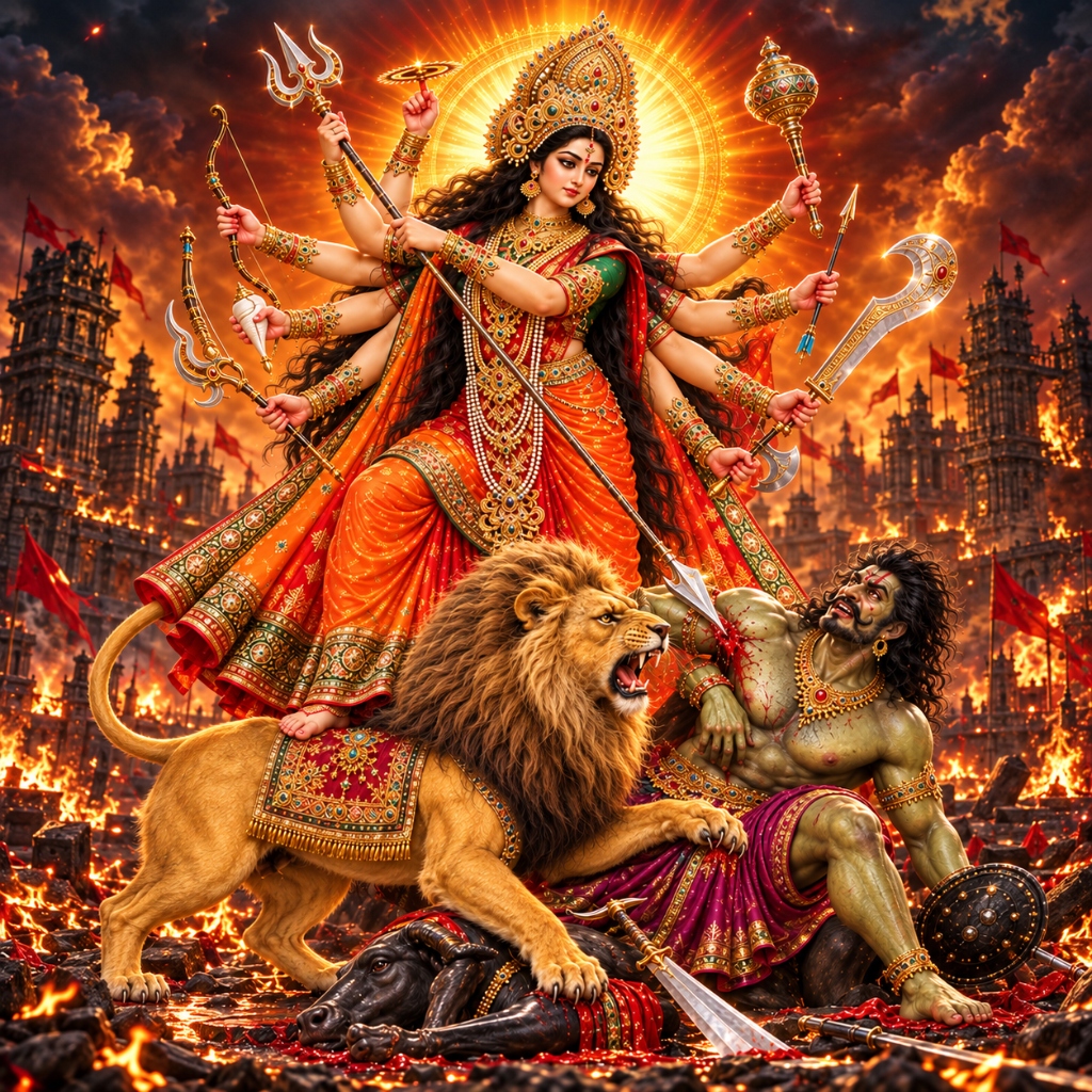 Maa Durga Divine Form